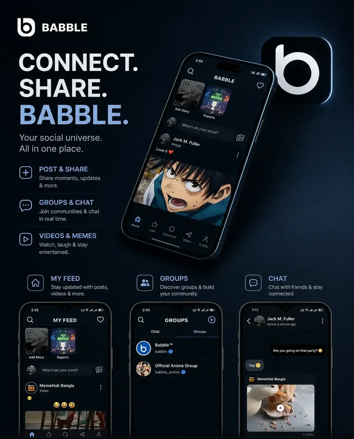 Babble: Connect. Share. Babble.